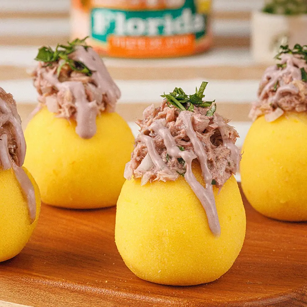 Mini causitas de atún