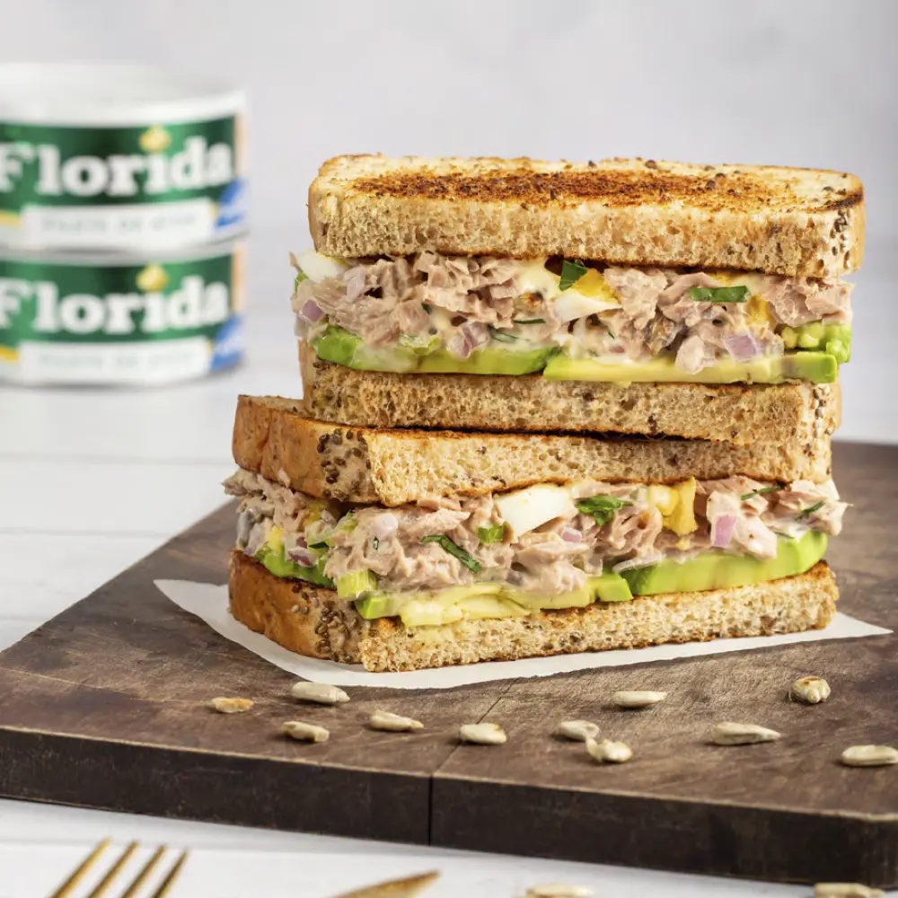 Sandwich playero con atún