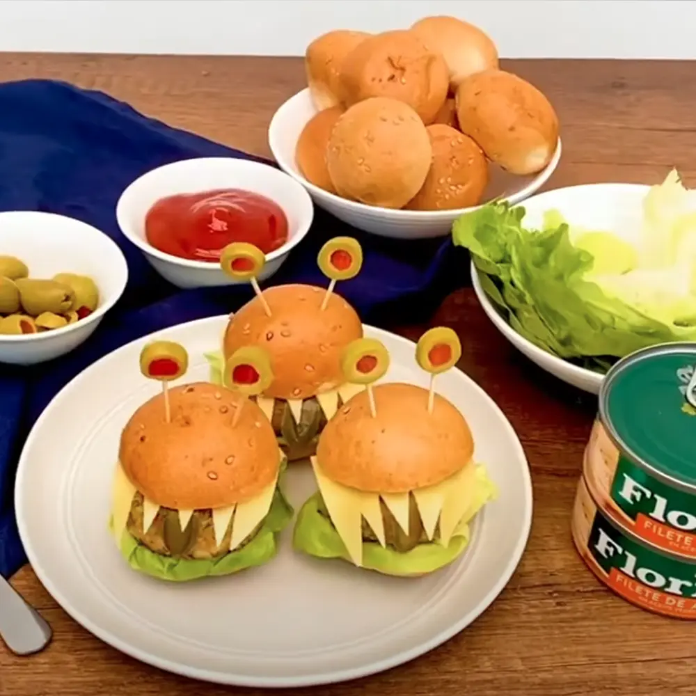 Hamburguesitas de atún