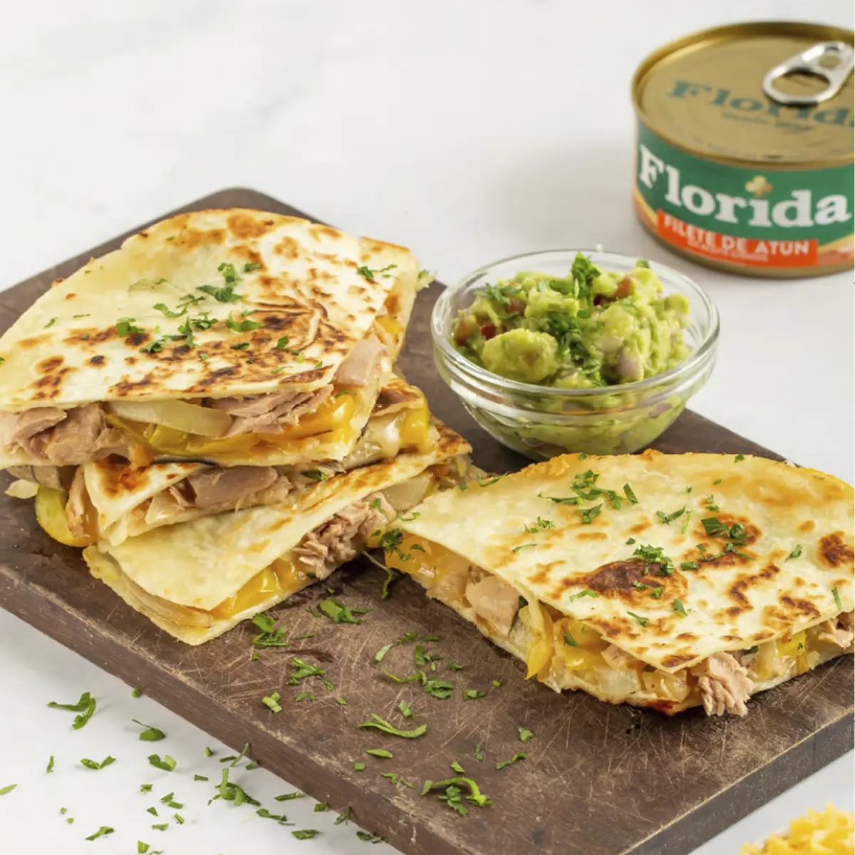 Quesadillas con atún
