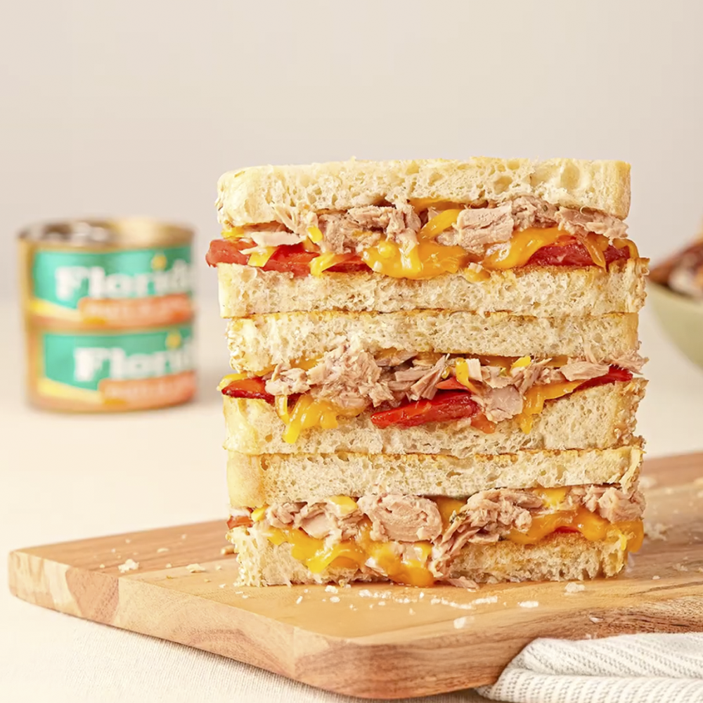 Sándwich de  atún y queso